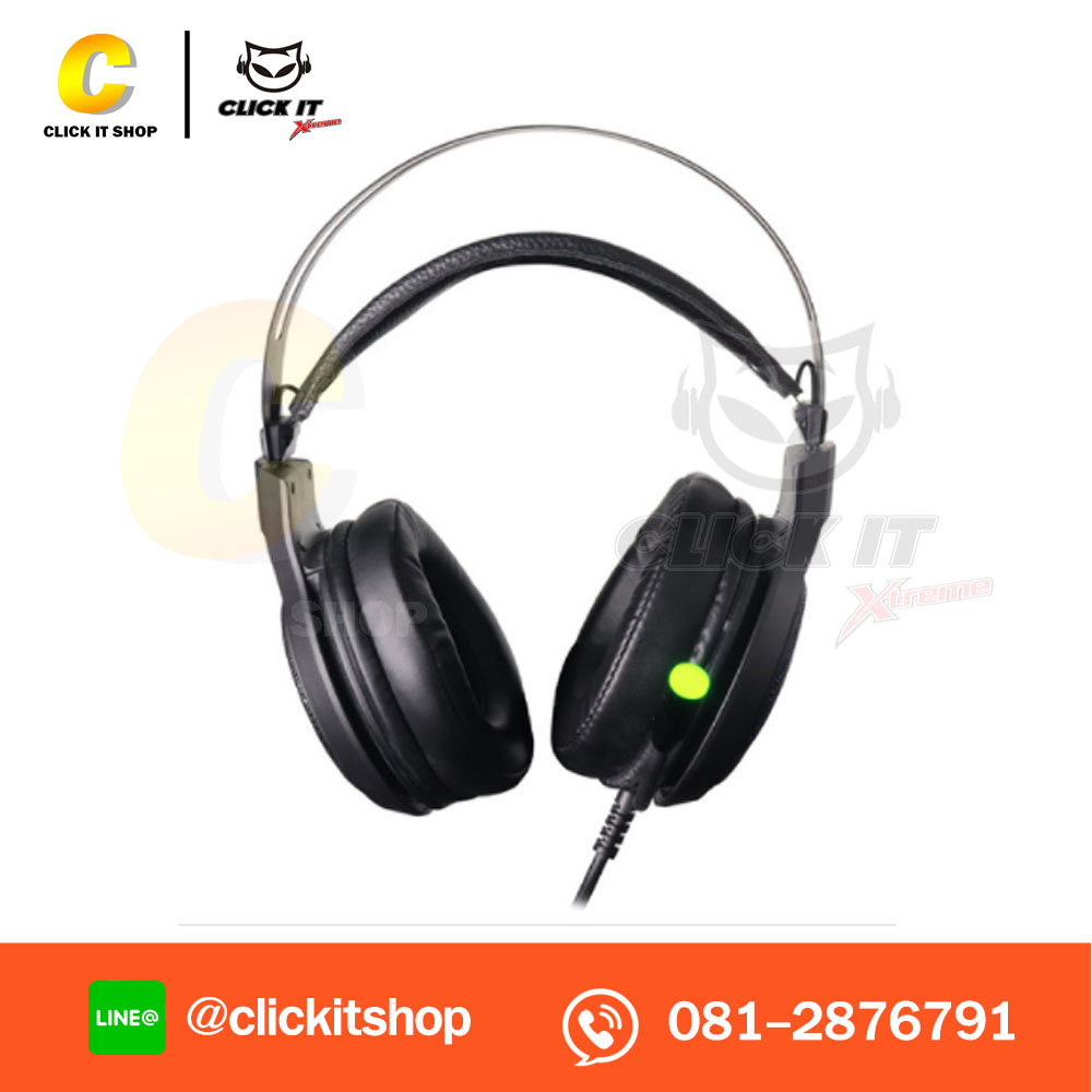 HEADSET+MIC (7.1) EGA TYPE H6 RGB - BLACK