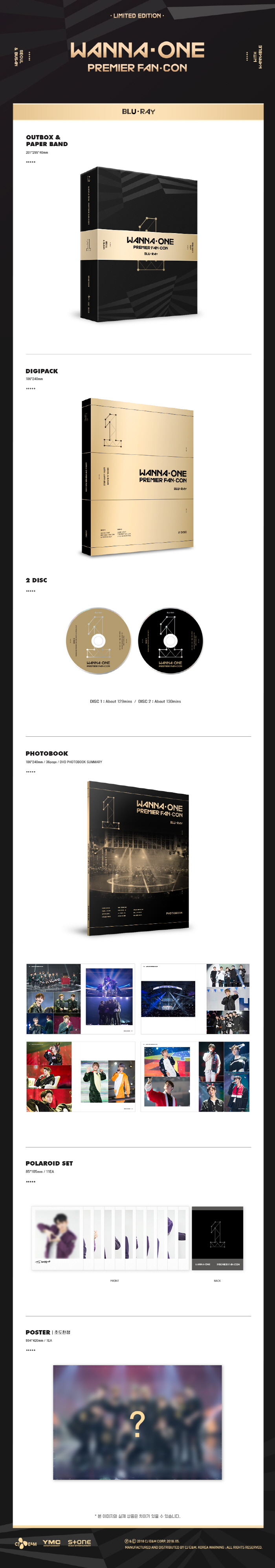 [Pre] WANNA ONE : WANNA ONE PREMIER FAN-CON BLU-RAY