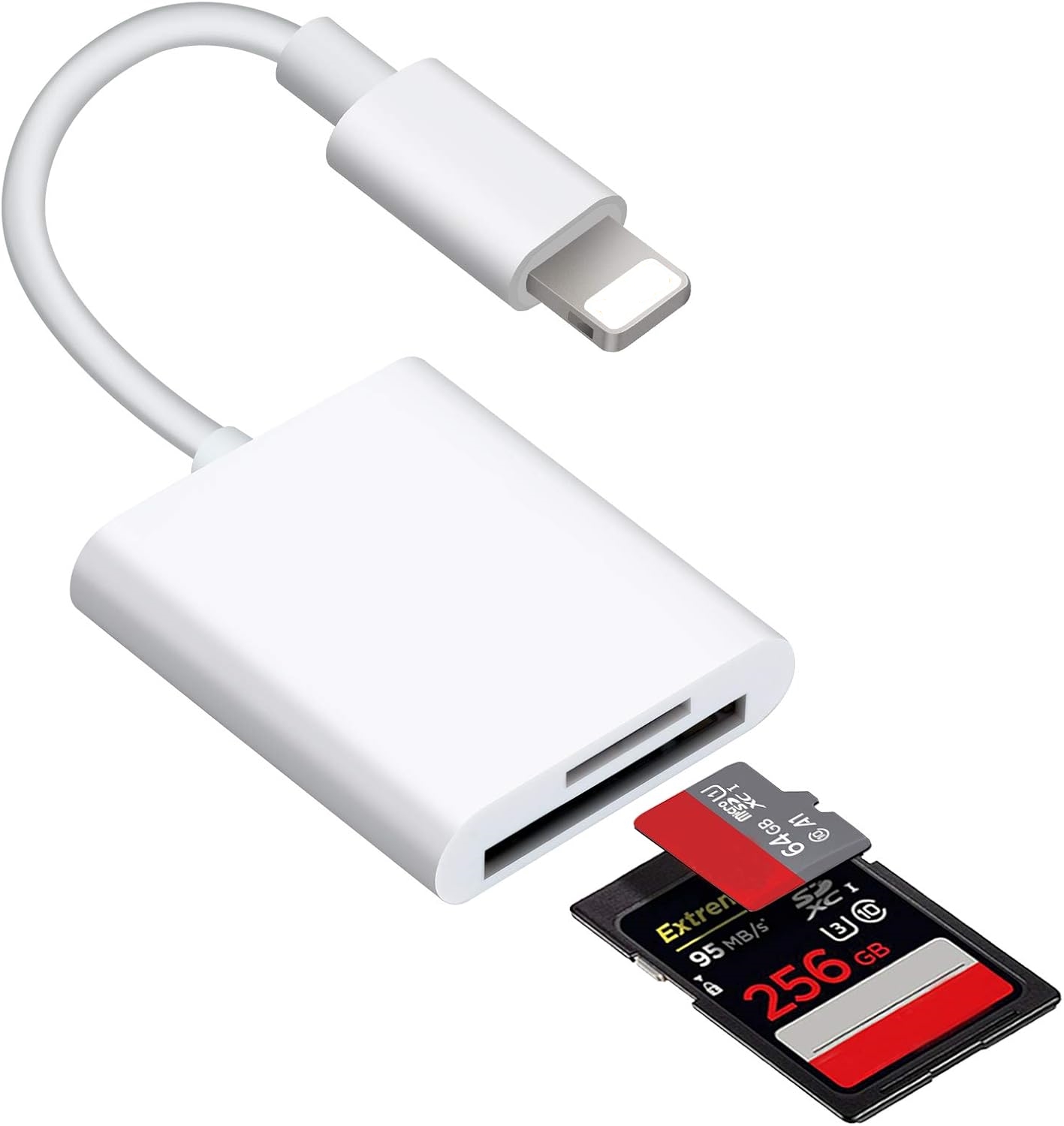 สายแปลง SD+TF Card Reader Camera for Phone Pad สายพ่วงใช้สำหรับ Phone / Pad