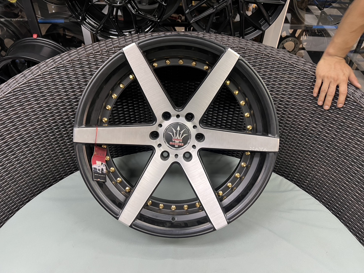 ล้อ NAYA Dragger 6 ขอบ20x9.5 et0 6รู139 *ราคาต่อวง