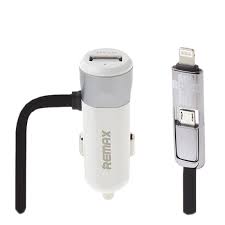 ที่ชาร์จในรถยนต์ พร้อมสายชาร์จไอโฟน และแอนดรอยด์ ยี่ห้อ Car Chager 3.4A รุ่น RCC192