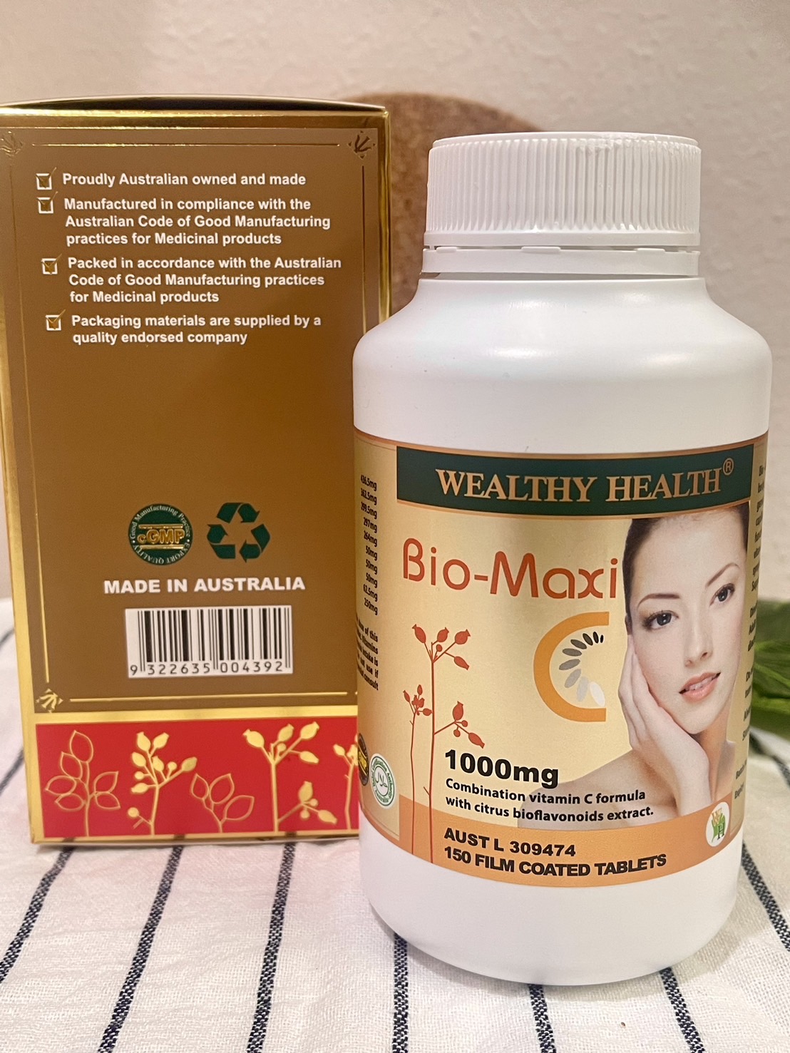 Wealthy health Bio-Maxi C วิตามินซี 1000mg