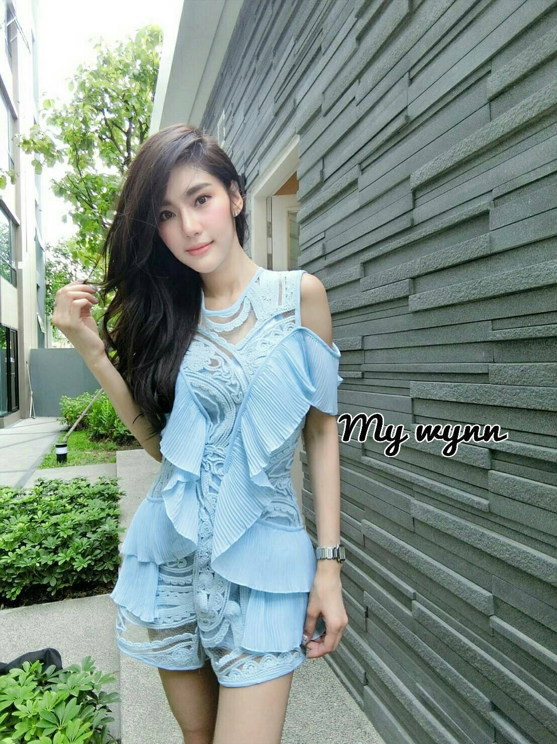 เสื้อผ้าเกาหลี พร้อมส่ง ชุดกางเกง ทรงสวยเก๋ คะ