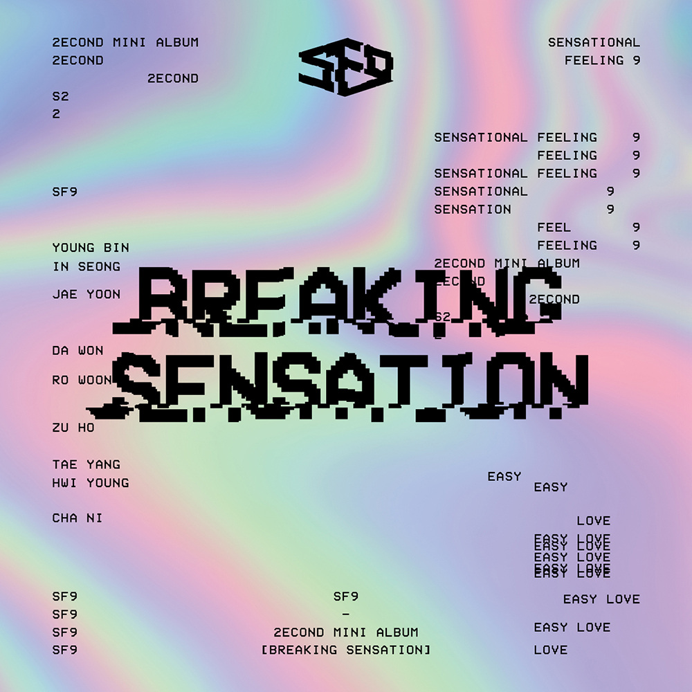 [Pre] SF9 : 2nd Mini Album - Breaking Sensation +Poster