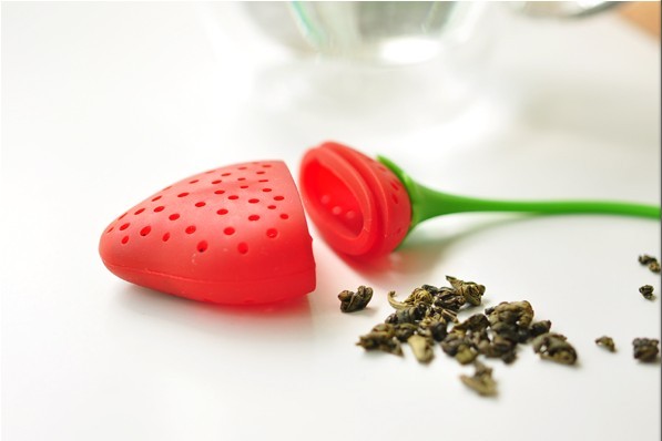 Pre-Order ที่กรองชา ซิลิโคน tea infuser ลายสตอร์เบอรี่