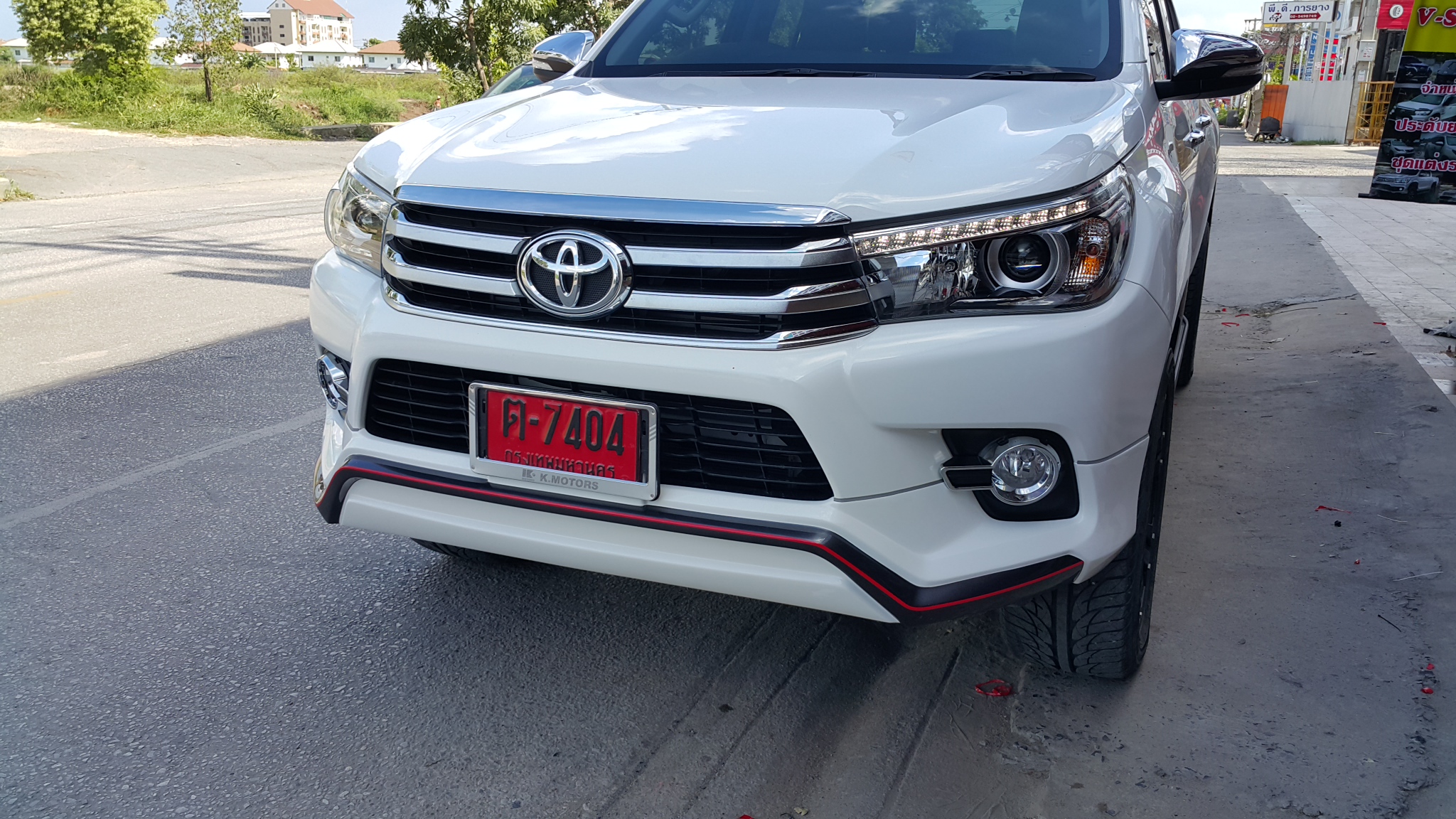 ชุดแต่ง Hilux revo สเกิร์หน้า Fiar Design 1ชิ้น