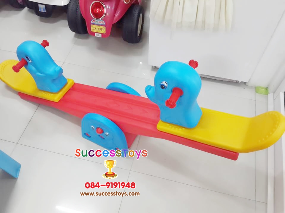 ไม้กระดกรูปช้าง size 26*145*52 cm.