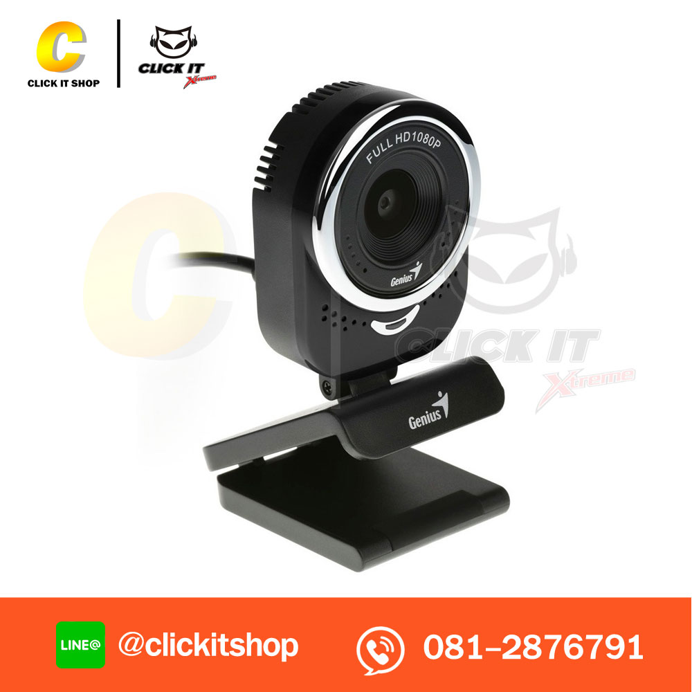 WEBCAM GENIUS QCam 6000 FULL HIGH DEFINITION 1080P (BLACK)