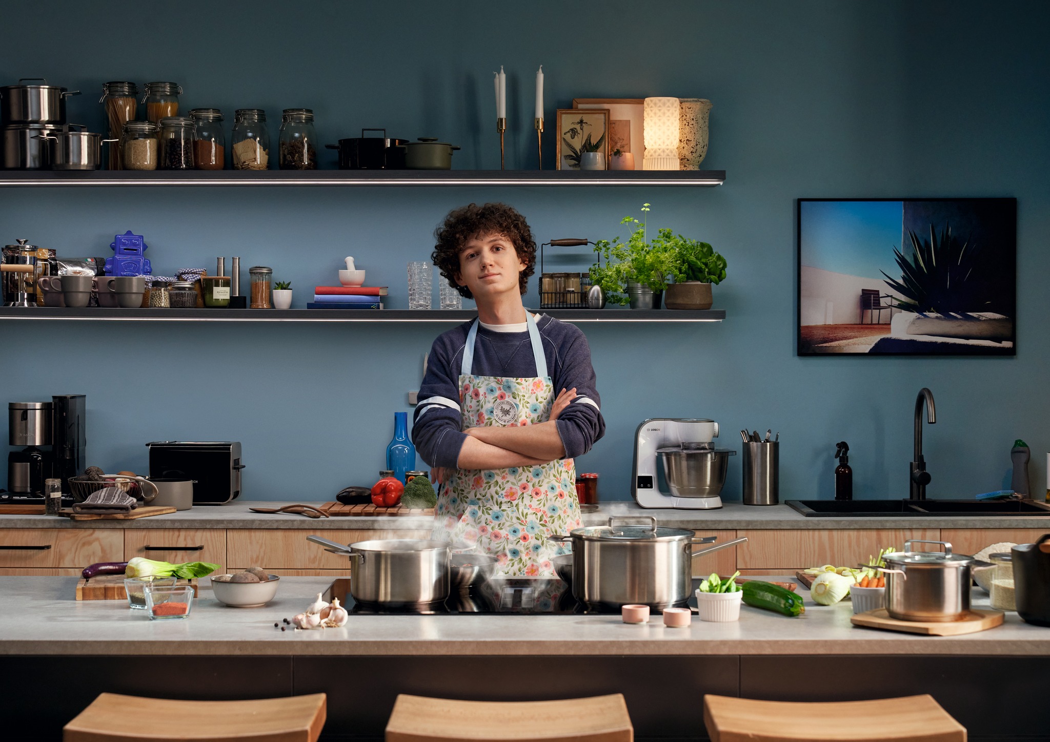 เตาฝังเซรามิก 60 ซม 4 หัว BOSCH PKE645CA2E