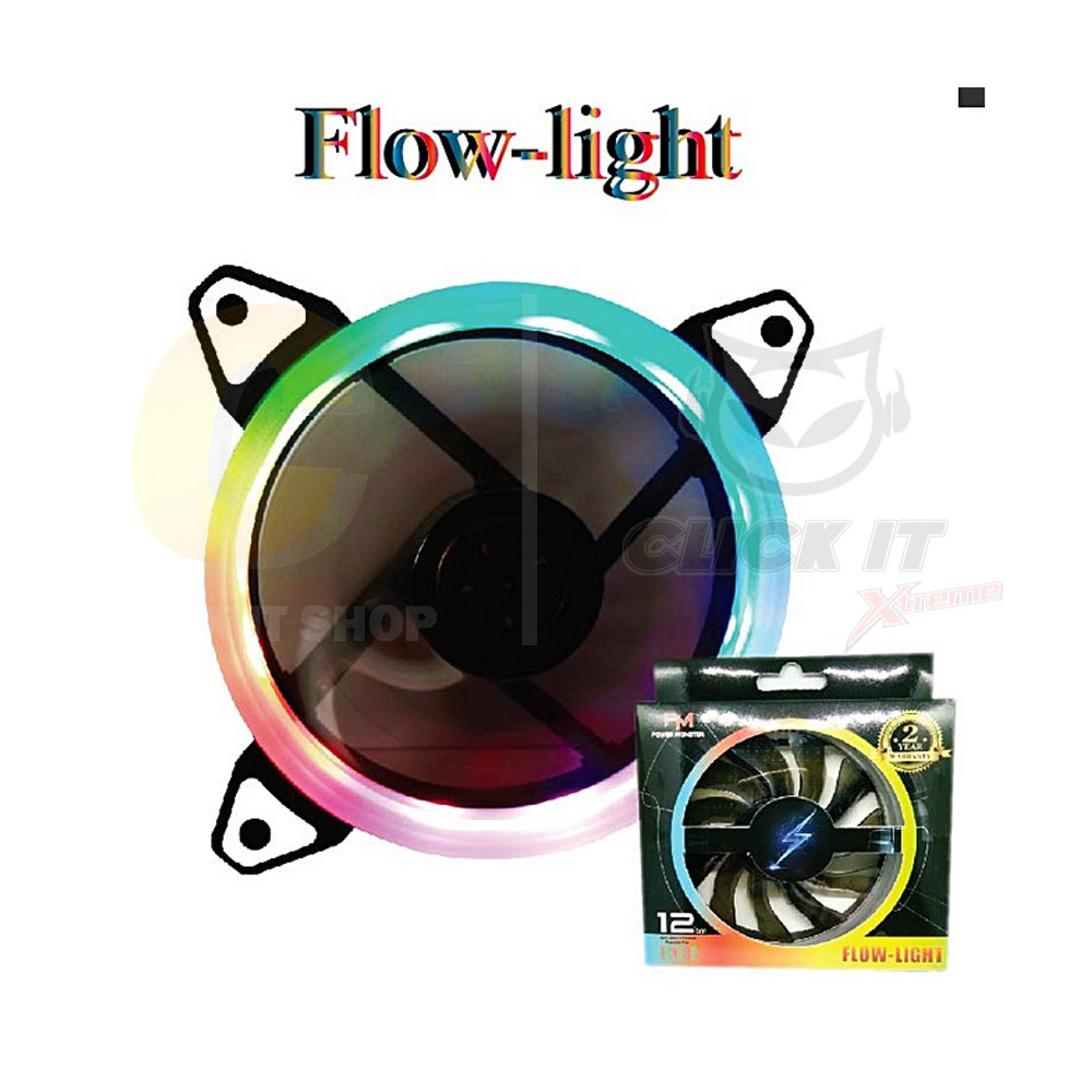 FAN CASE 12cm Power Monster 120L Flow-Light RGB