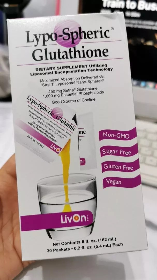 กลูต้าน้ำLypo spheric glutathione Gsh กลูต้าเจล livonlabs ผิวขาวใส อันดับ1 ดีกว่า กลูต้าเม็ด ivory caps กลูต้าผิวขาว