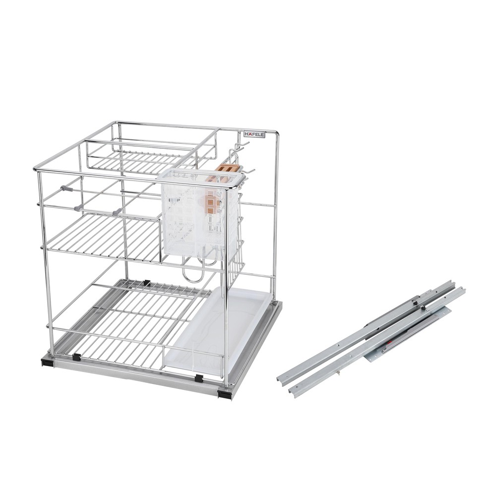 HAFELE รุ่น ชุดตะแกรงอเนกประสงค์แบบหน้าบานเปิด/PULL-OUT MULTI-FUNCTIONAL BASKET