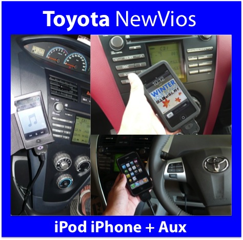 New Vios iPod iPhone iPad Aux interface