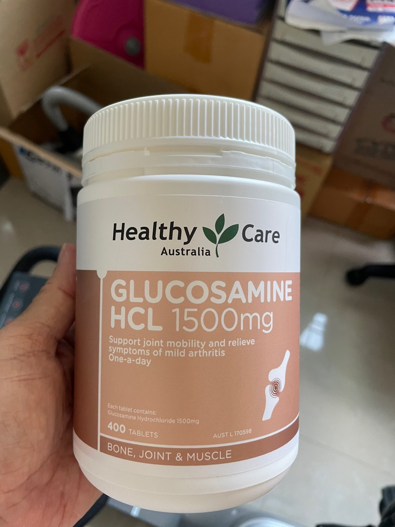 บำรุงข้อเสื่อม Healthy Care Glucosamine HCL 1500mg 400 Tablets