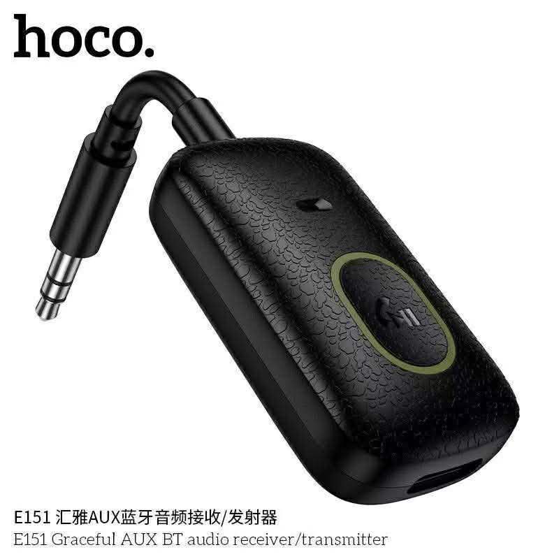Hoco E151 AUX BT Audio receiver/Transmitter ตัวรับและส่งสัญญาณเสียงบลูทูธ 2in1