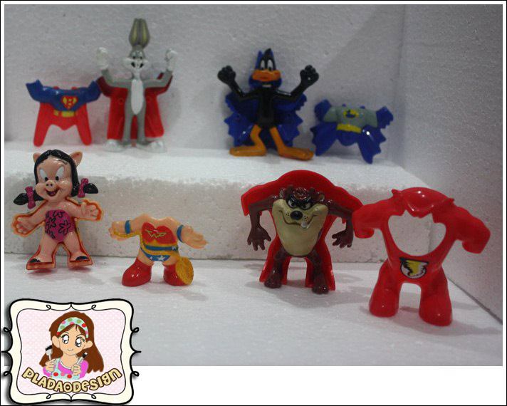1993 McDonald's แมคโดนัลด์ ของเล่น ของสะสม Happy Meal Looney Tunes Clip-on Clothes ออกเมื่อ พฤศจิกายน 1993 อยู่นอกแพ็คค่ะ