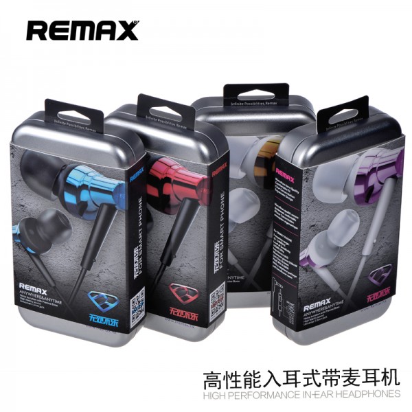 หูฟังแบบ Small Talk เสียงเบส แน่นทุ้ม ตัดเสียงรบกวน ยี่ห้อ ุรุ่น RM-575 สีแดง