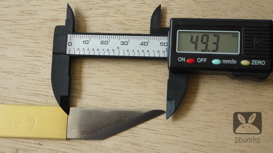 Marking knife ปลอกทองเหลือง Made in japan