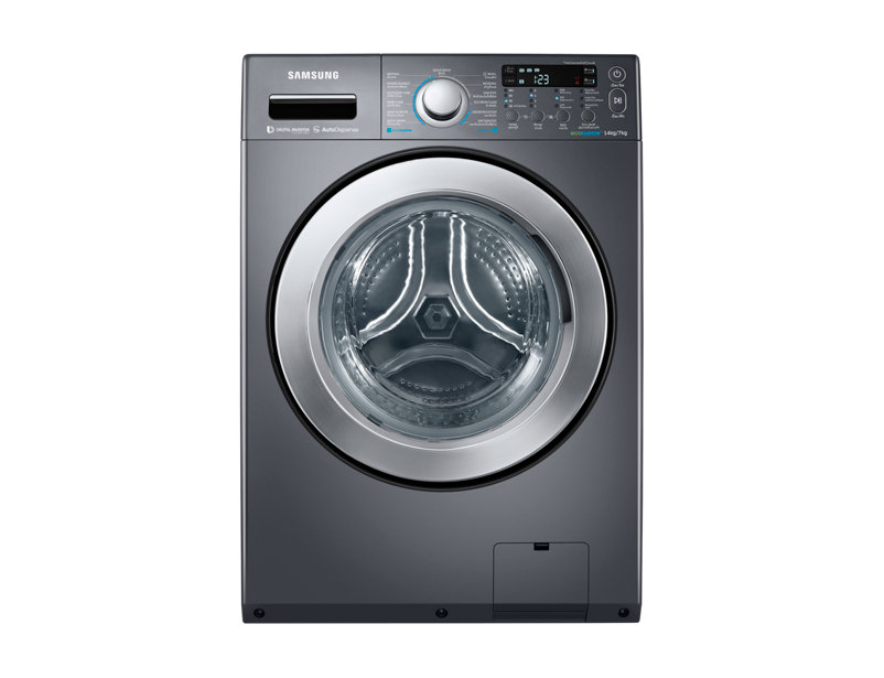เครื่องซักผ้า SAMSUNG ฝาหน้า รุ่น WD14F5K5ASG (14กก.)