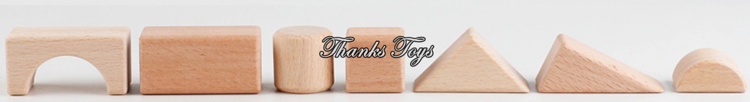 บล็อกไม้สีธรรมชาติ 100 ชิ้น