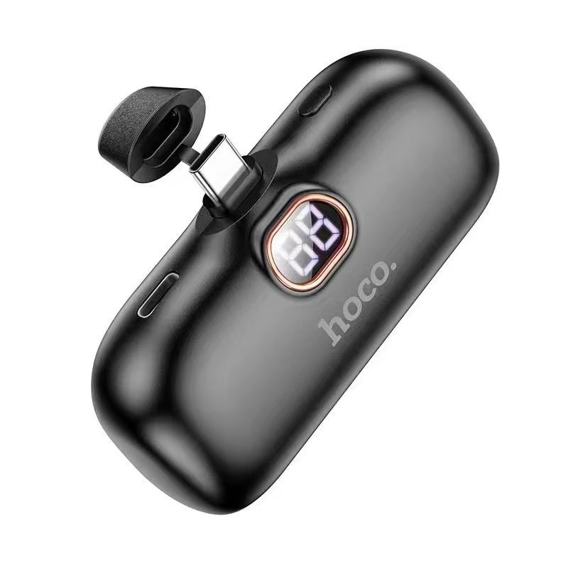Hoco A5I/A5C Mini Pocket PowerBank 5,000 mAh แบตสำรองขนาดพกพา เเบบเสียบชาร์จ