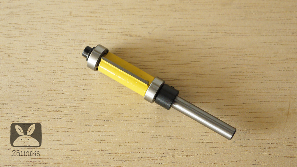 Trimmer bits ลูกปืนบน-ล่าง คม 4 หุน x 25 mm