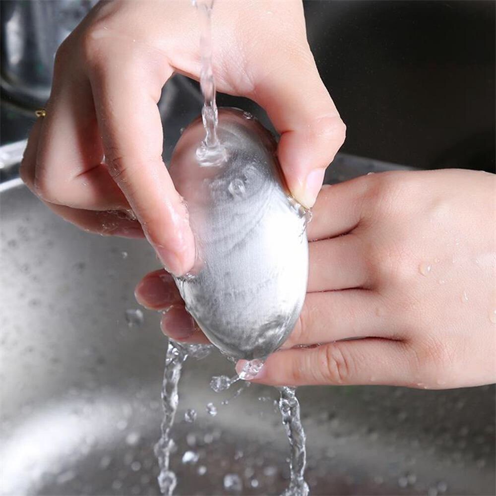 สบู่สแตนเลสดับกลิ่นมหัศจรรย์ ดับกลิ่นคาว Steel Soap