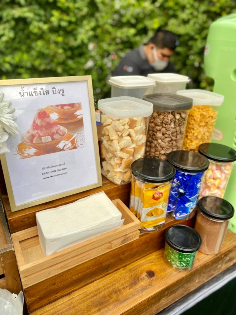 รับออกบูธ ปังเย็นเกล็ดหิมะ น้ำเเข็งใส บิงซู