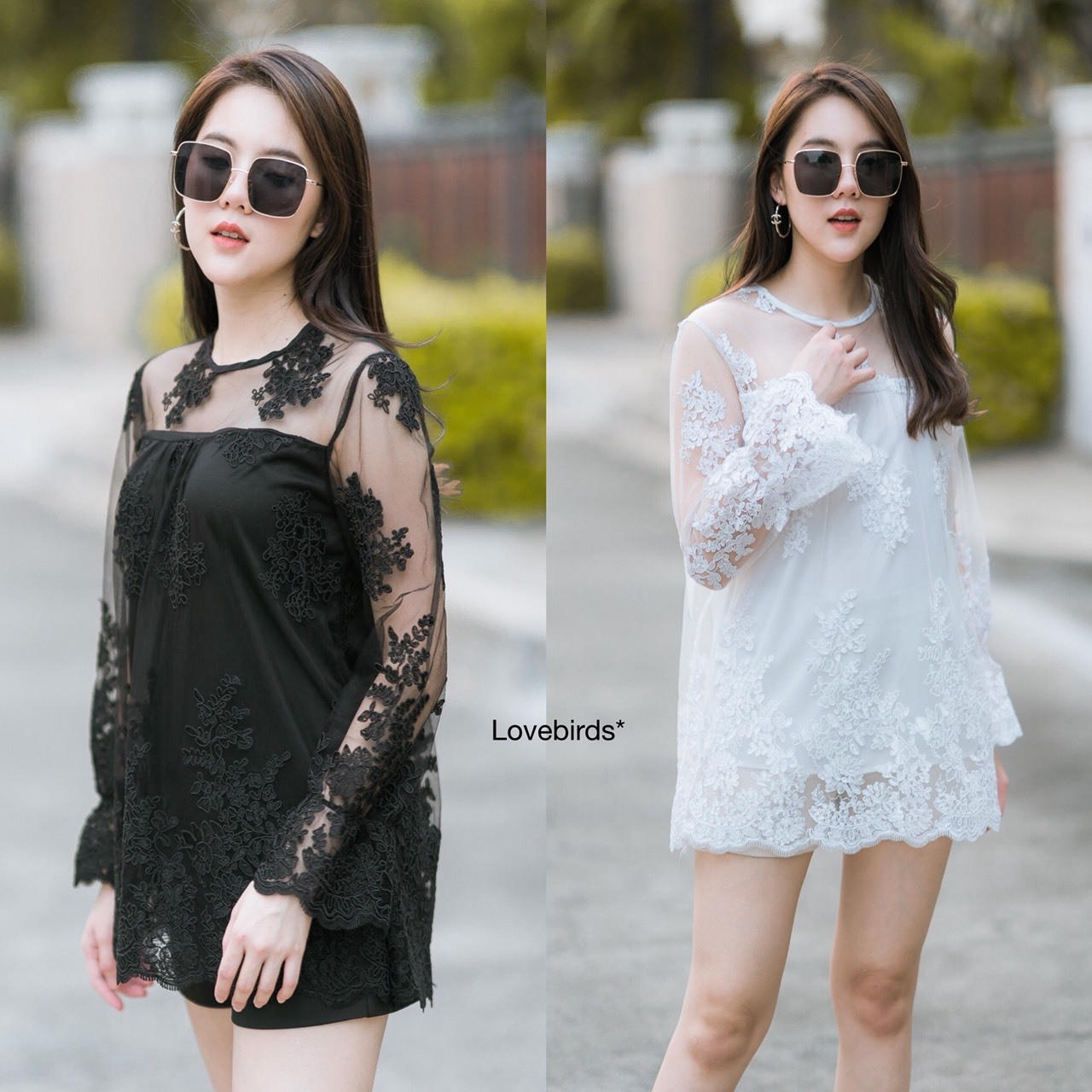 เดรสลูกไม้ พร้อมส่ง มินิเดรส ลูกไม้ มีซับใน