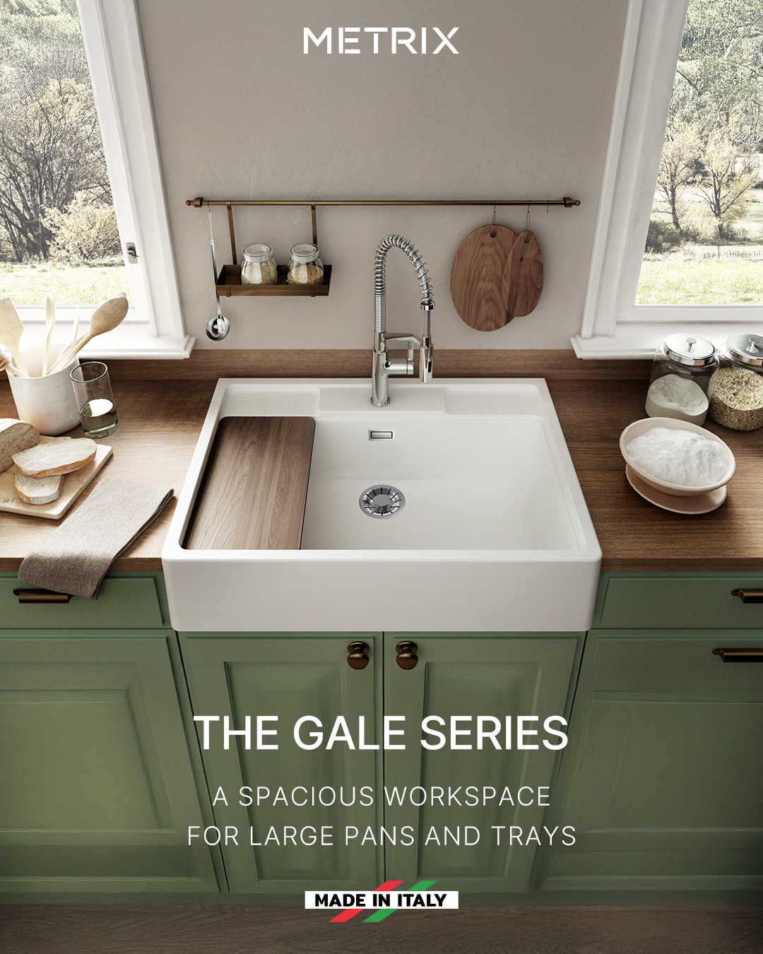 อ่างล้างจาน Metrix รุ่น GALE900BL