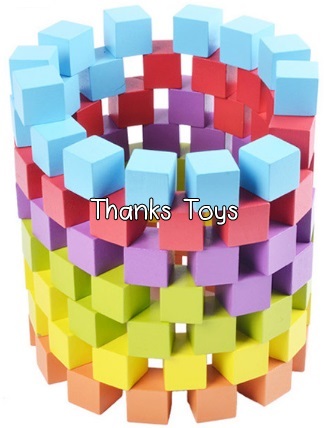 บล็อกไม้ Wooden Cubes