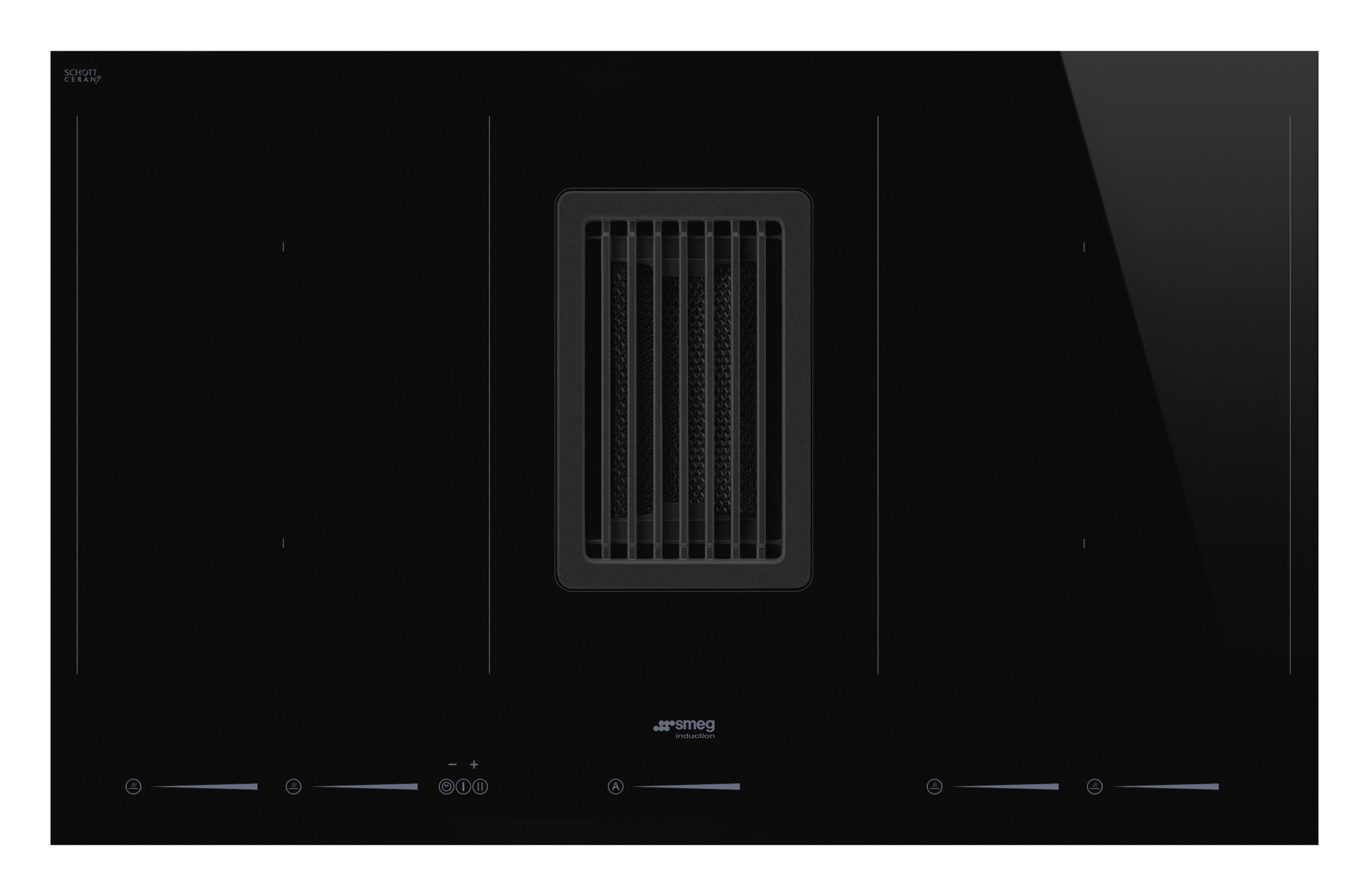 เตาอินดักชั่นพร้อมเครื่องดูดควันราคาพิเศษ SMEG รุ่น HOBD682D1