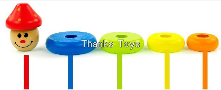 บล็อกไม้สวมเสาตัวตลก