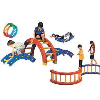 สะพานโค้งฝึกทักษะ 1 ชุด 4 ชิ้น SIZE:42X92X29 cm.