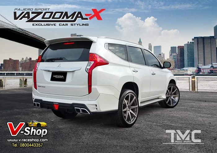 ชุดแต่ง New Pajero Sport VAZOOMA-X 2ชิ้น