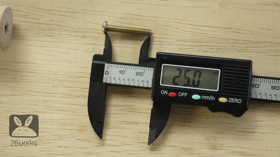 มือจับไม้ หัวกลม