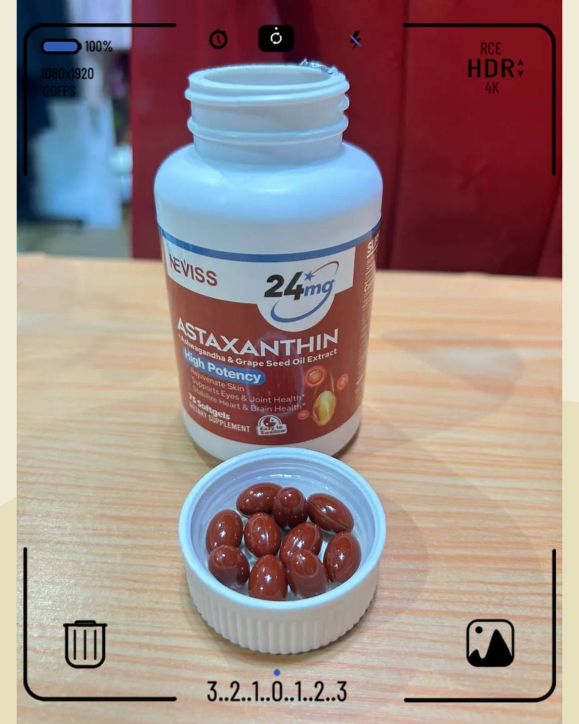 สาหร่ายแดงNEVISS Astaxanthin 24 mg
