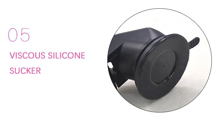 ที่หนีบโทรศัพท์ติดบนรถ Long Neck One-Touch Car Mount สีดำ-เหลือง