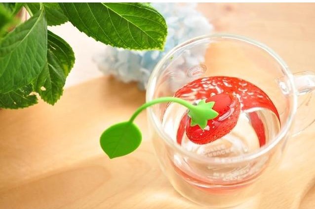 Pre-Order ที่กรองชา ซิลิโคน tea infuser ลายสตอร์เบอรี่