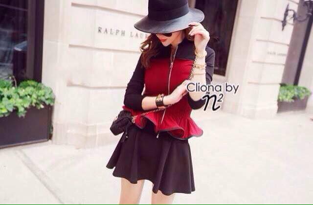 พร้อมส่ง เซ็ตเสื้อ Swaeter ทรงเก๋แนว Feminie
