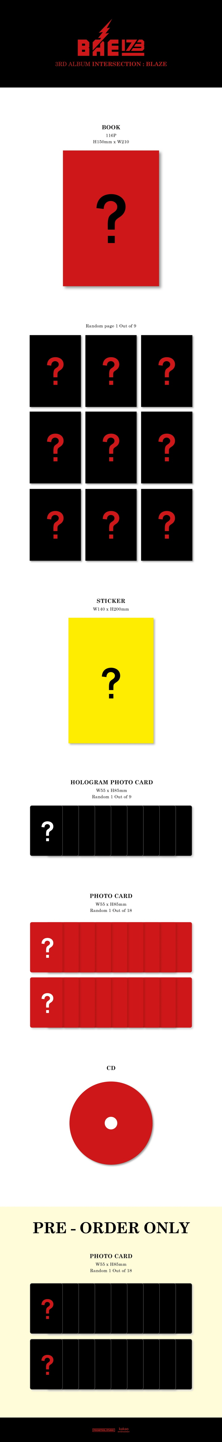 [Pre] BAE173 : 3rd Mini Album - INTERSECTION : BLAZE