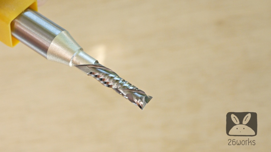 Router Bits arden ตรง 6x22 mm spiral