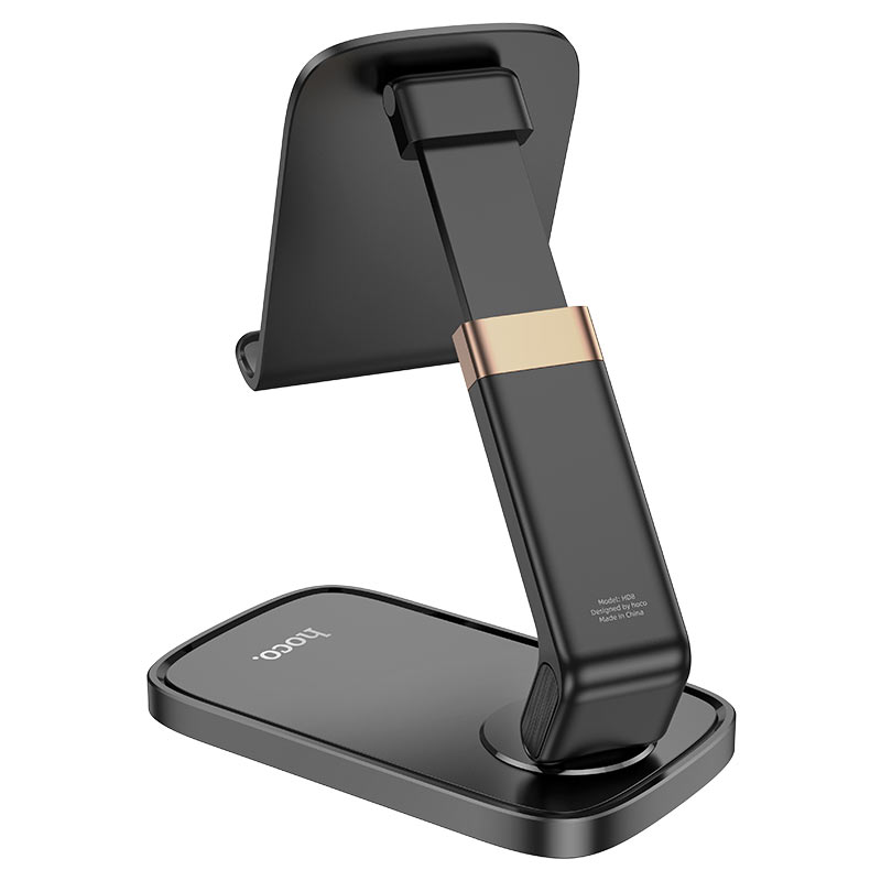 Hoco Tabletop holder “HD8 Blackfish” folding desktop stand ขาตั้งมือถือพับเก็บได้