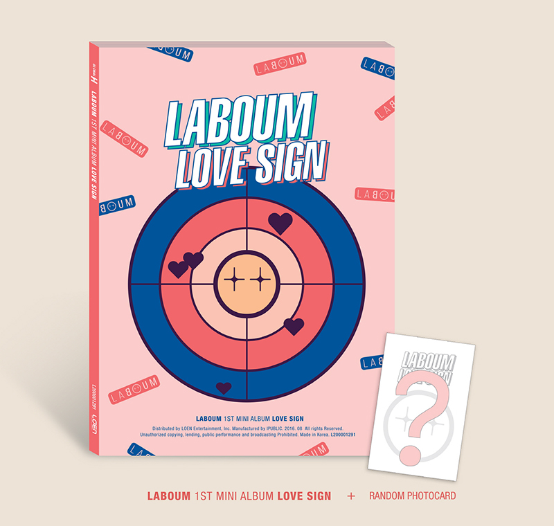 [Pre] Laboum : 1st Mini Album - LOVE SIGN +Poster