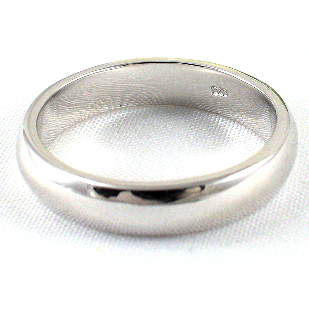 SKJewelryFactory แหวนเงินแท้ แหวนเกลี้ยง แหวนปลอกมีด หน้ากว้าง 5 มิล ตัวเรือนหนาเเข็งแรง ER01062-JSV