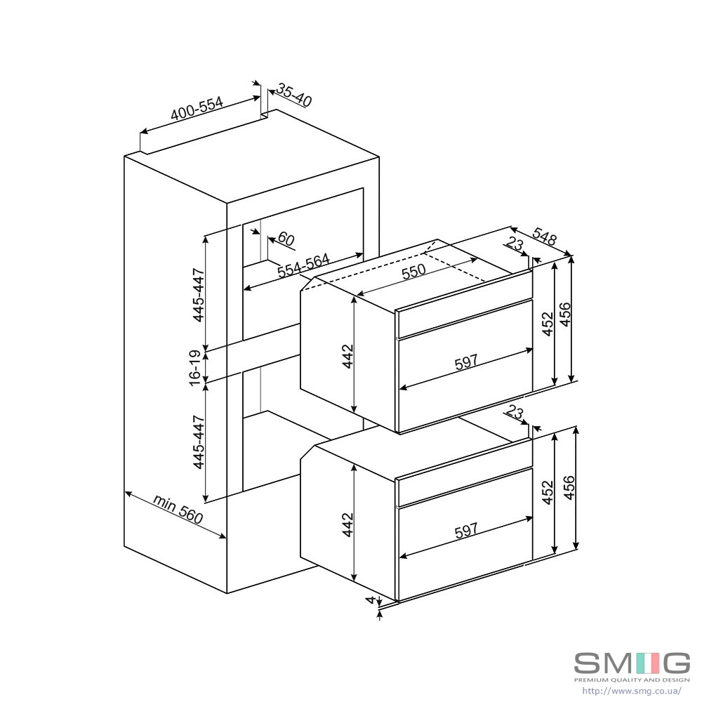 เตาอบไอน้ำ SMEG รุ่น SF4800VPO