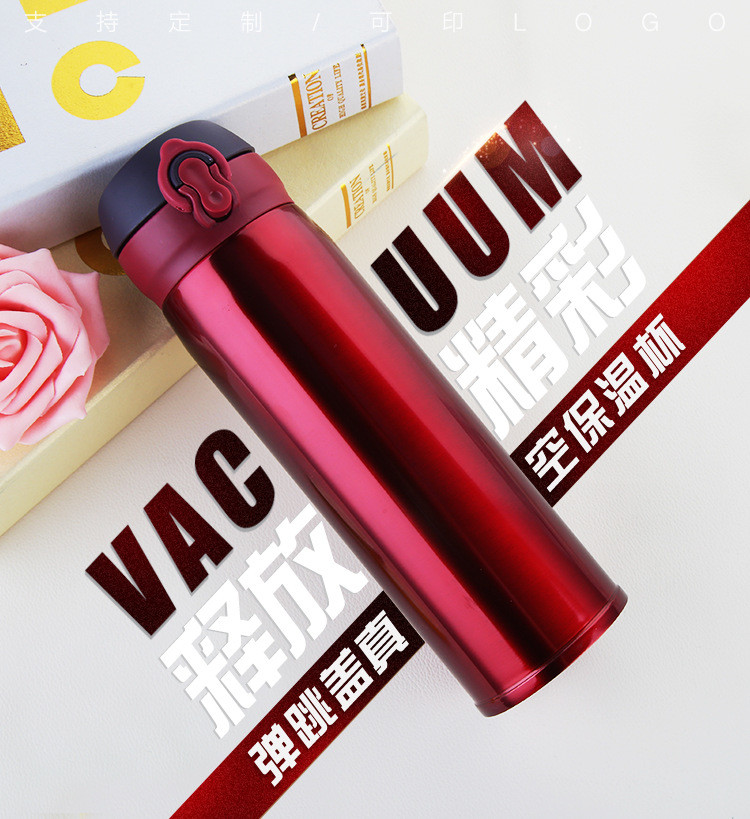 ขวดน้ำสูญญากาศ ขวดเก็บอุณหภูมิร้อนเย็น 500 ml. ขวดน้ำพกพา