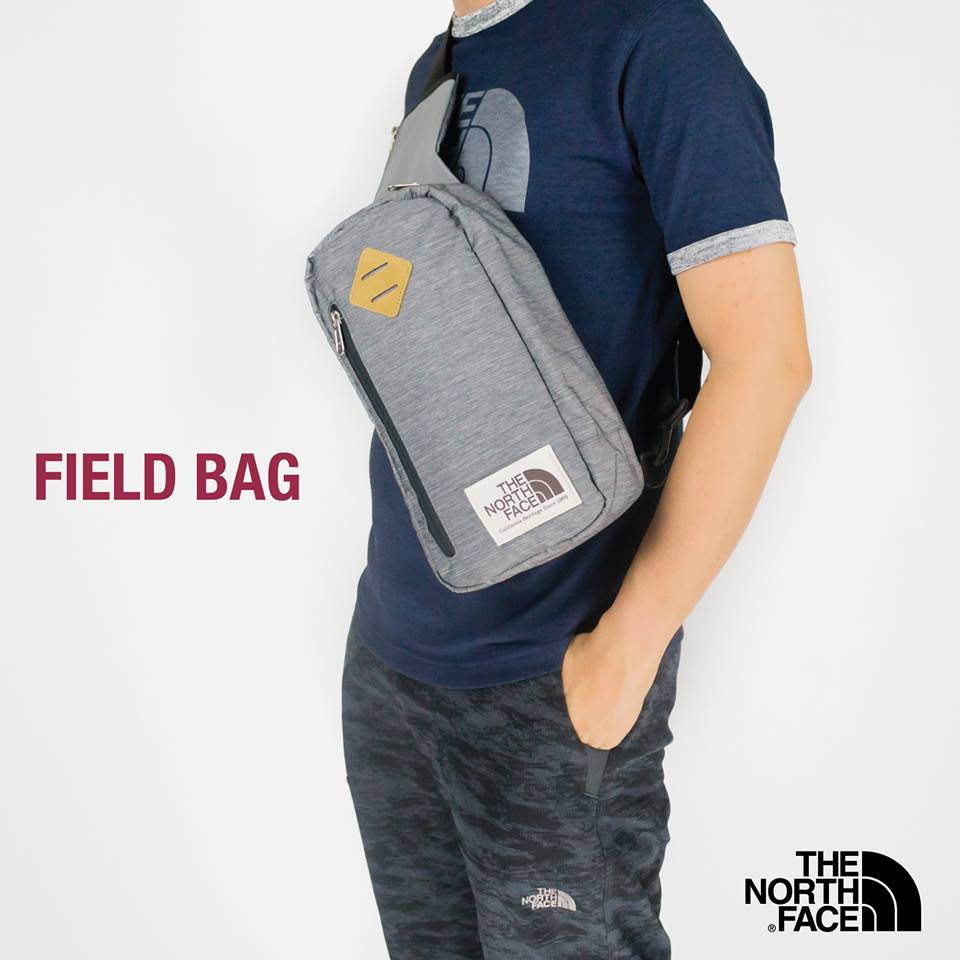 TNF - Crossbdy Vintage Field Back : สีเทา วินเทจ