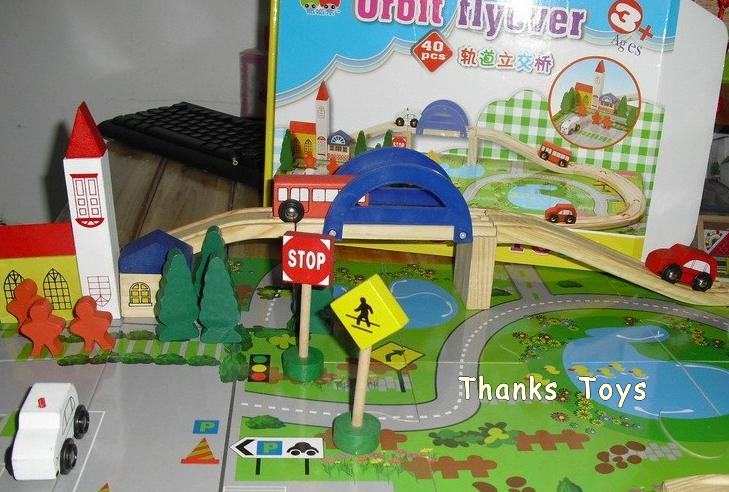 ชุดรถรางเมืองจราจร 40 ชิ้น