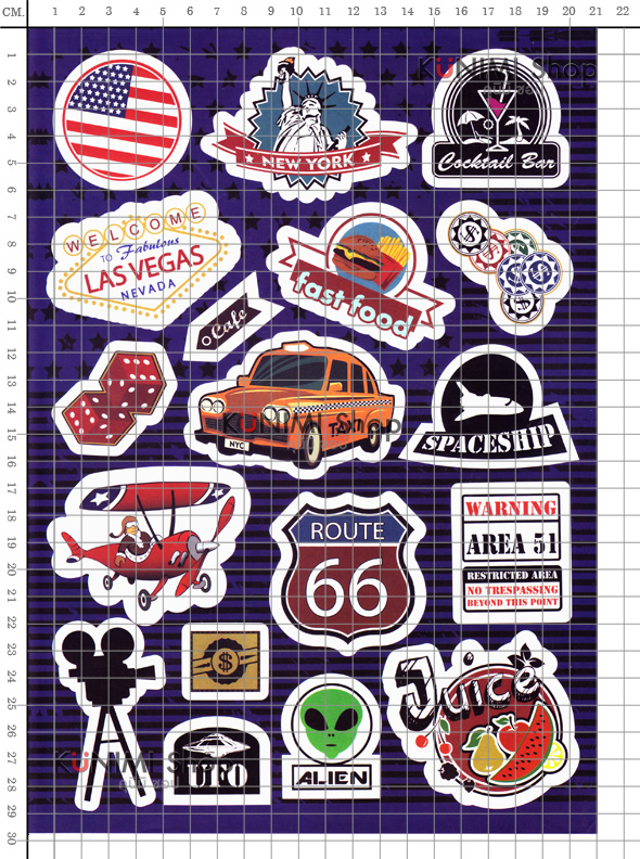 สติกเกอร์ Sticker ลายการ์ตูน กราฟฟิก วินเทจ สวย เท่ห์ ติดกระเป๋า ติดรถจักรยาน รถมอเตอร์ไซต์ รถยนต์ ติดตามที่ต่างๆ สติกเกอร์ PVC กันน้ำ ทนแดด